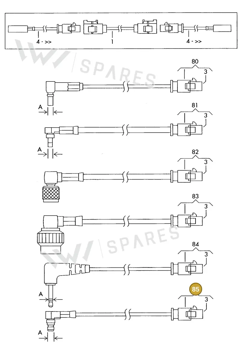 000098691 — Volkswagen 1J0 platform diagram 198035360, position 85