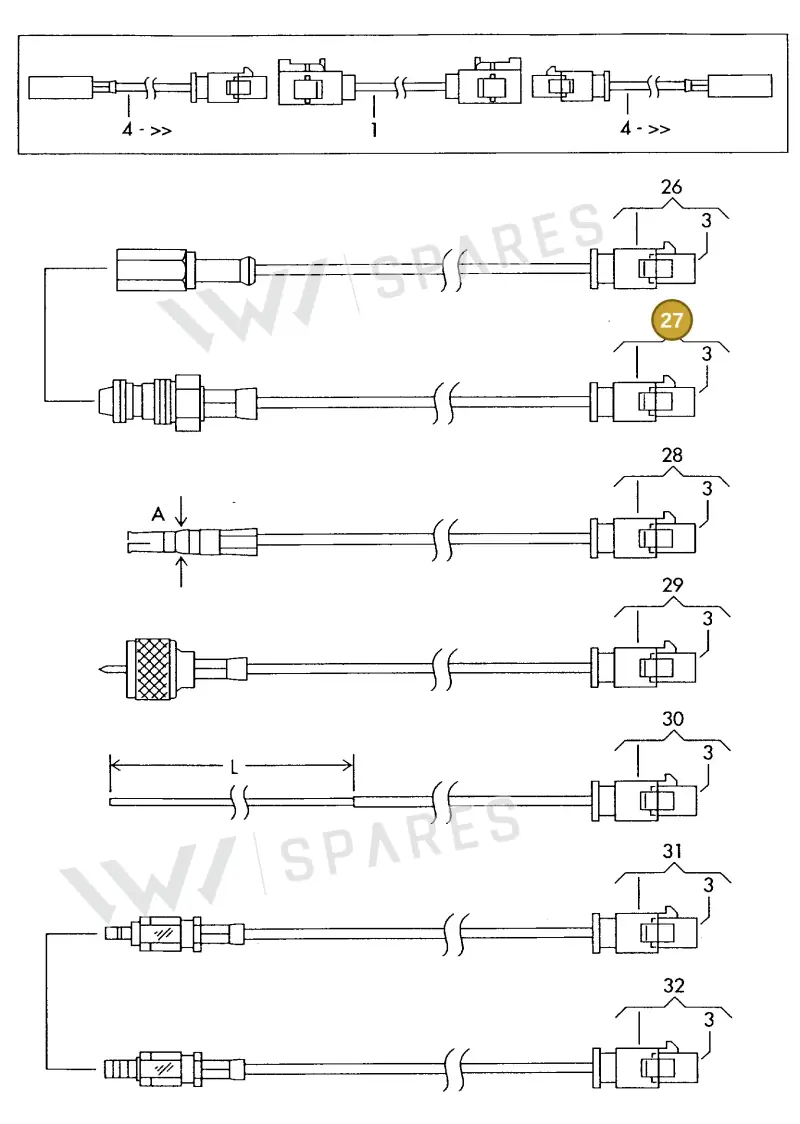 000098693 — Volkswagen 1J0 platform diagram 198035280, position 27
