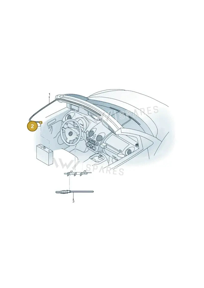 000098696 — Volkswagen New Beetle Cabrio.     06> (2005-) diagram 470035200, position 2