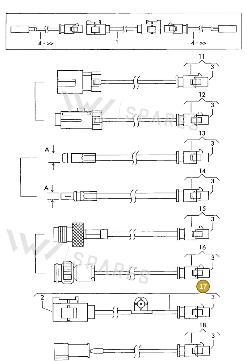 000098703A — Volkswagen 1J0 platform diagram 198035260, position 17