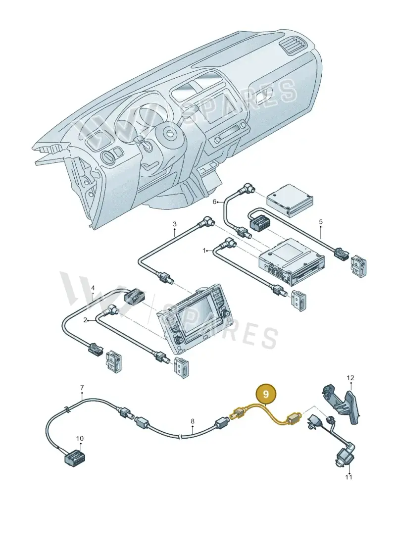 000098712A — Volkswagen Polo 1.4 BlueMotion (2014-2017) diagram 773972100, position 9