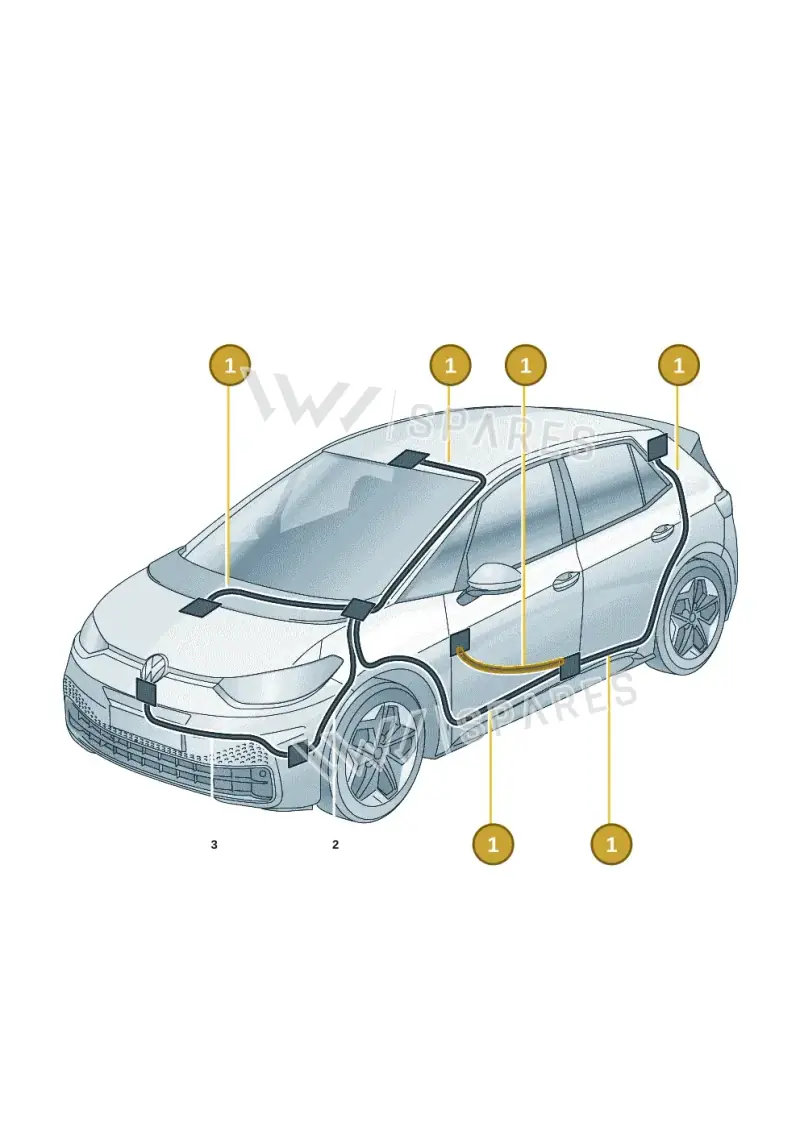 000098800AE — Volkswagen ID.3 (2019-2025) diagram 10a972041, position 1