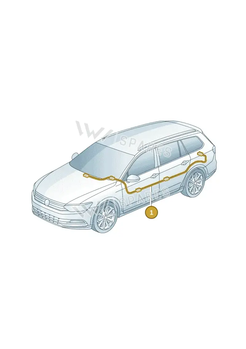 000098800AK — Volkswagen Passat saloon (2014-2024) diagram 793972052, position 1