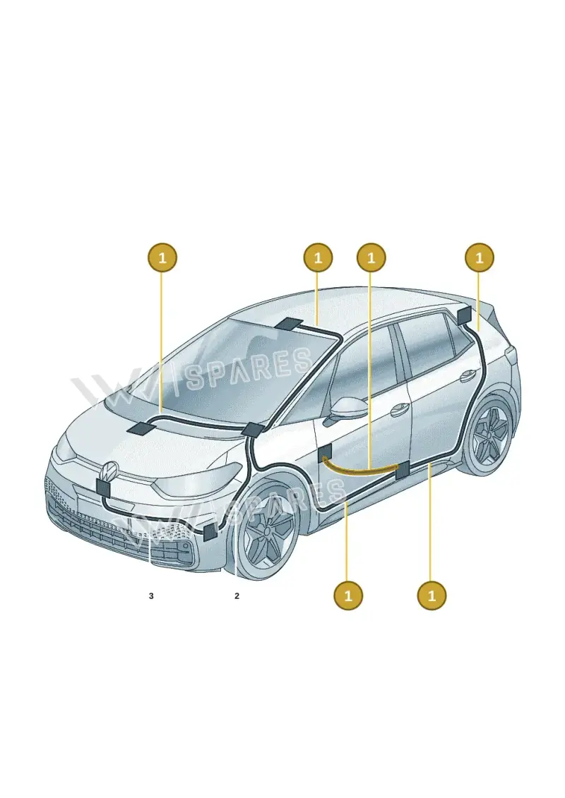000098800BA — Volkswagen ID.3 (2019-2025) diagram 10a972041, position 1