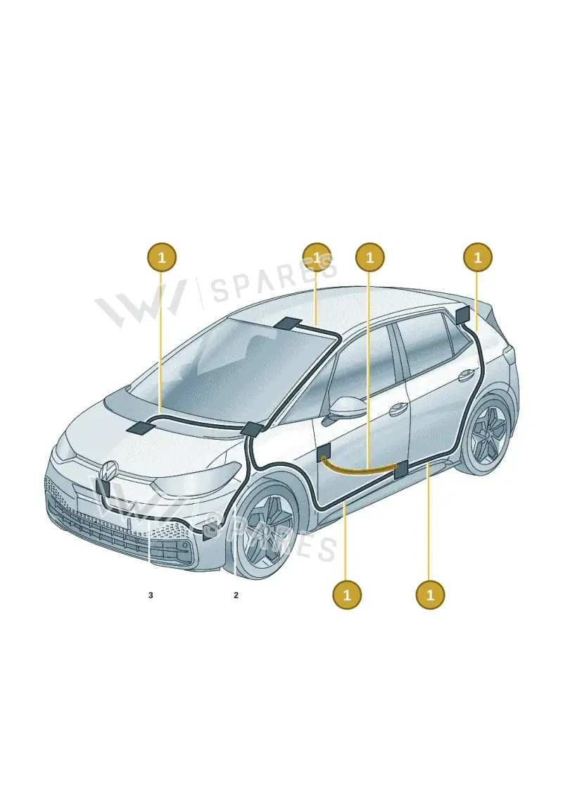 000098800BP — Volkswagen ID.3 (2019-2025) diagram 10a972041, position 1