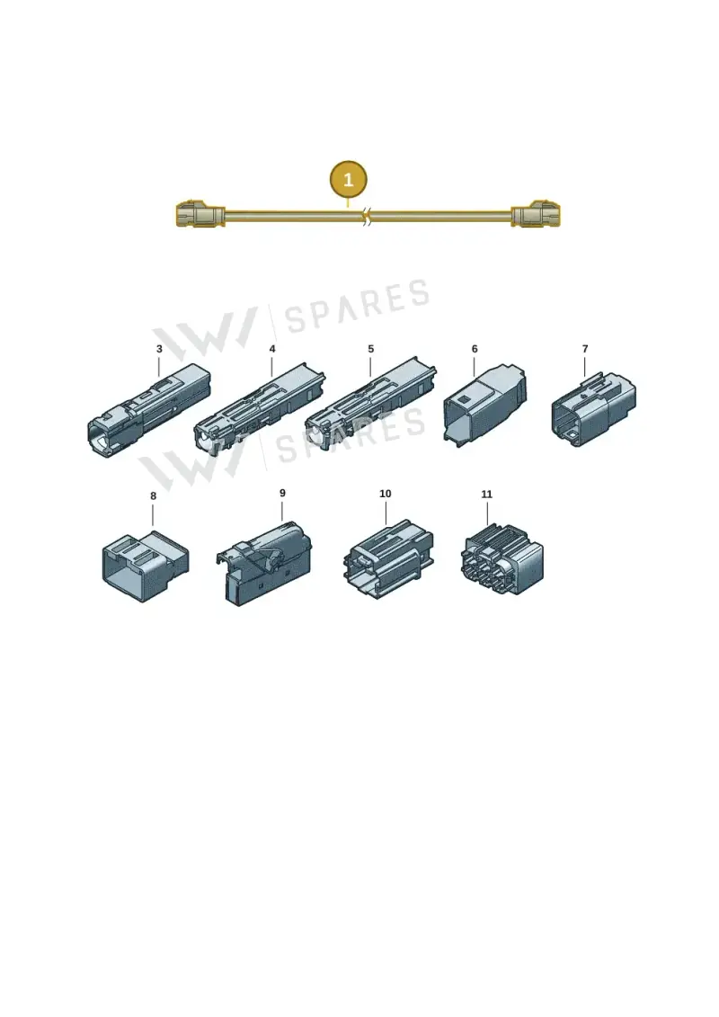 000098800DS — Volkswagen Tiguan (2023-2025) diagram 15a972450, position 1