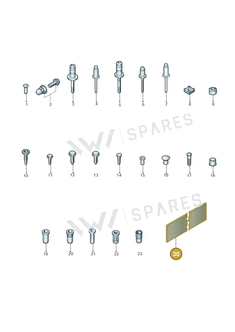 000800981A — Volkswagen Amarok twin cab (2022-) diagram 806800100, position 30