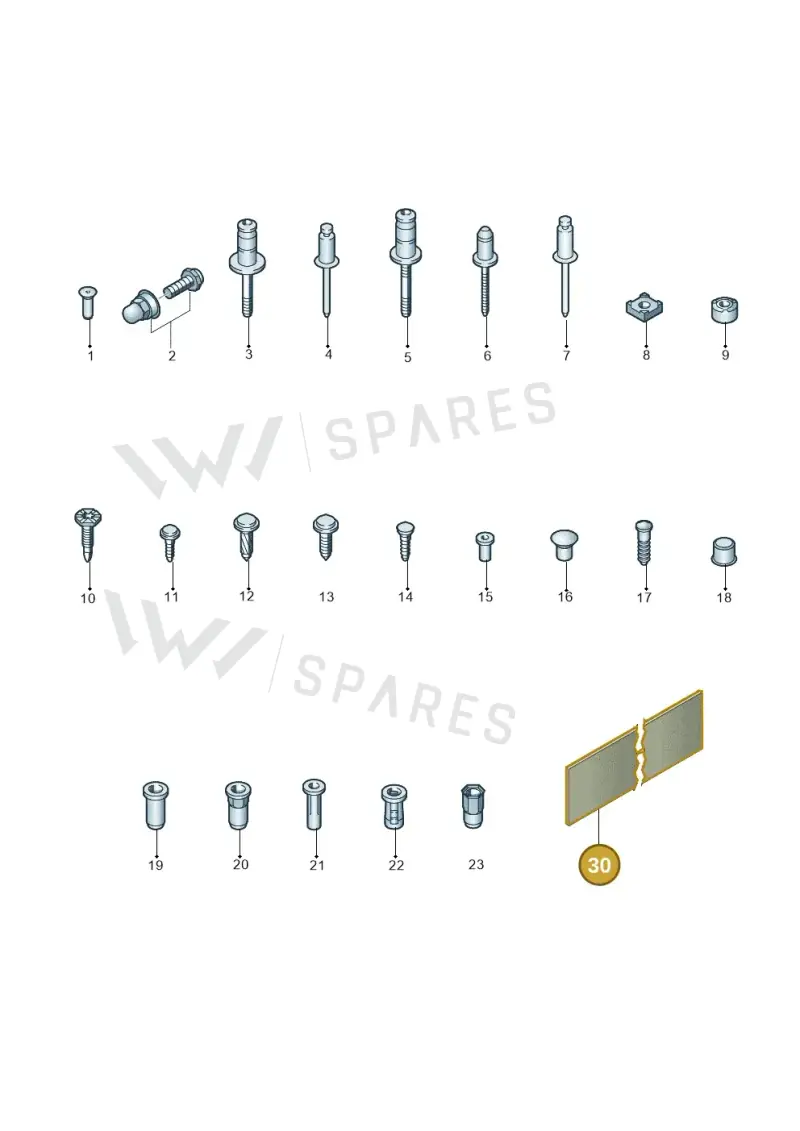 000800981B — Volkswagen Amarok twin cab (2022-) diagram 806800100, position 30