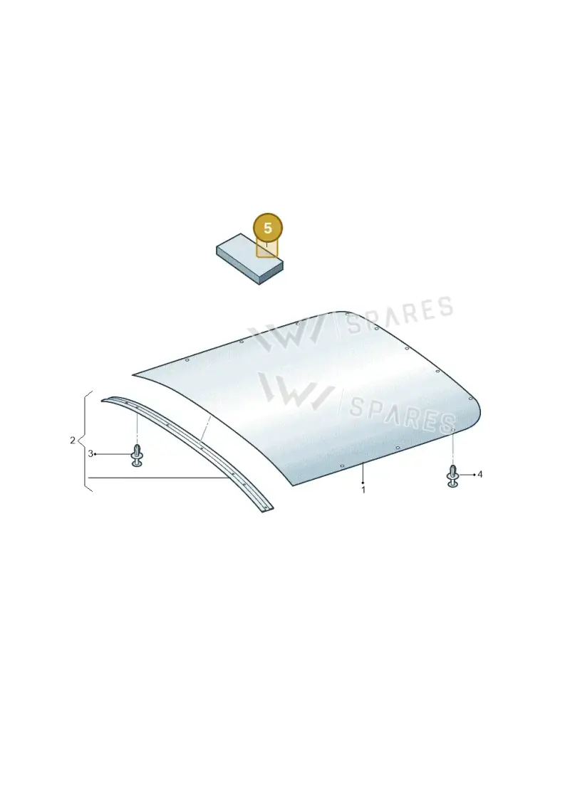 000863421 — Volkswagen Single-cab transp. (2019-2024) diagram 862867600, position 5