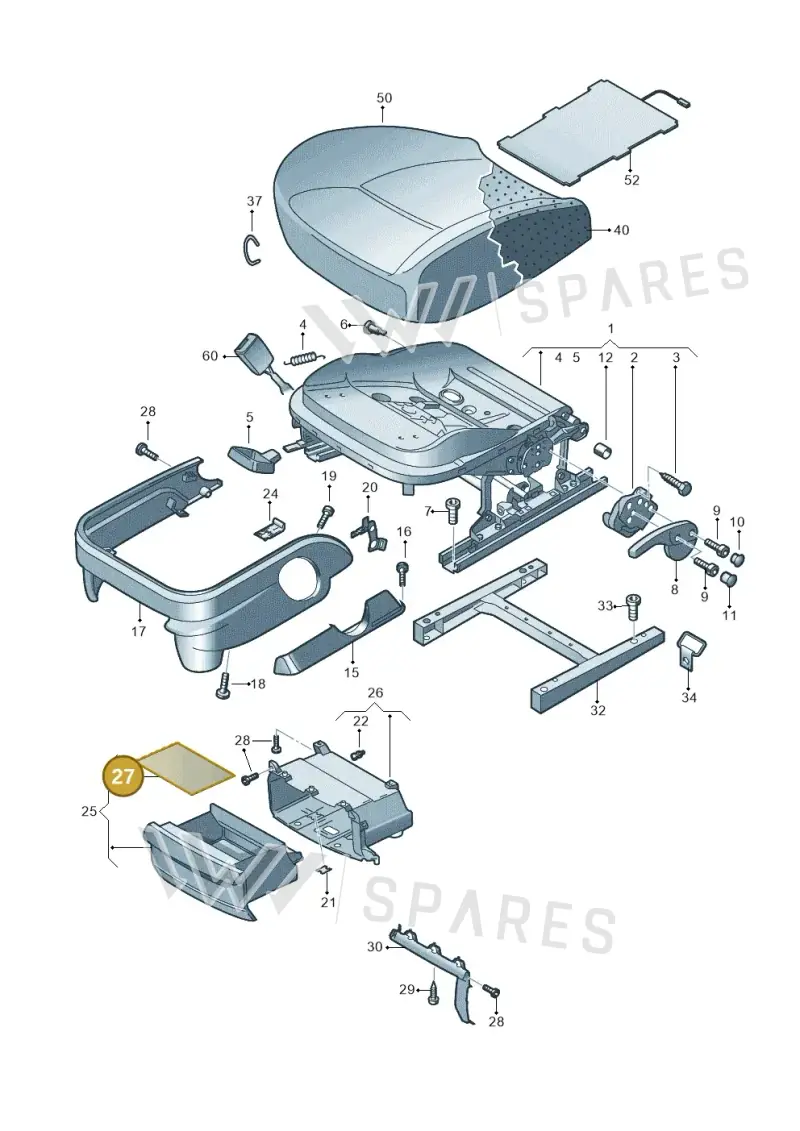 000867098 — Volkswagen Caddy kombi (2015-2020) diagram 690881000, position 27