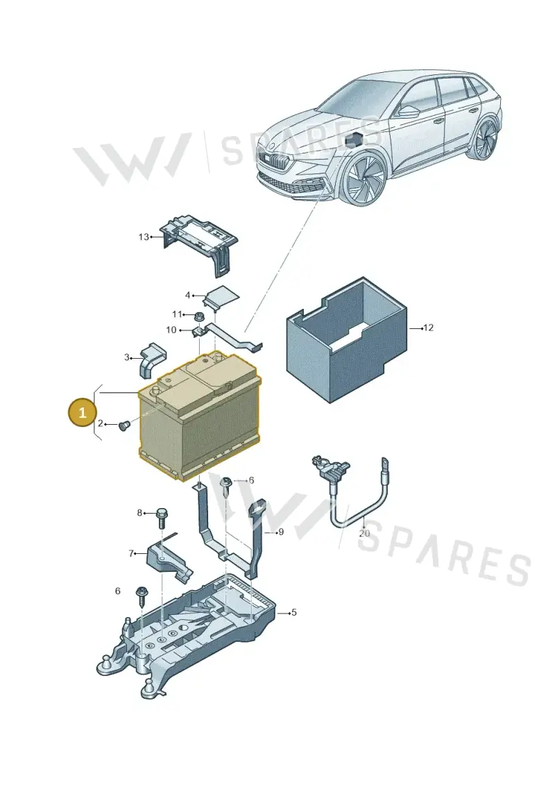 000915089B — Skoda Kushaq (2021-) diagram 584915000, position 1