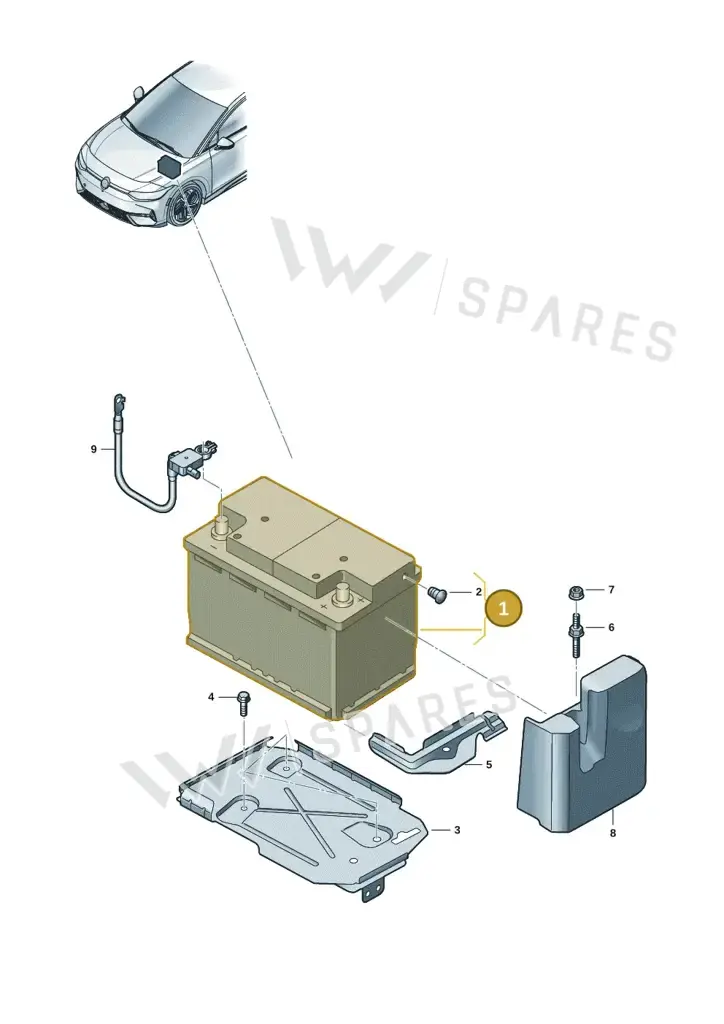 000915089BA — Volkswagen ID.7 (2023-2025) diagram 14b915000, position 1