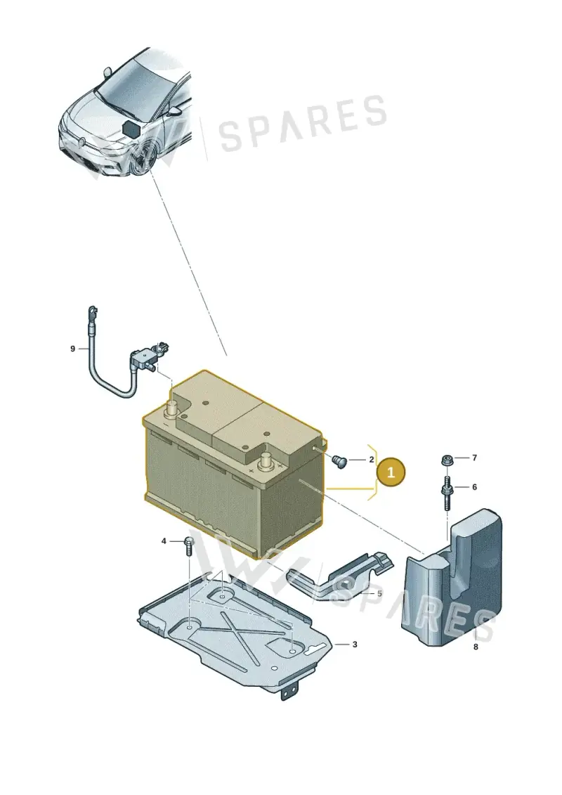000915089BA — Volkswagen ID.7 (2023-2025) diagram 14b915000, position 1