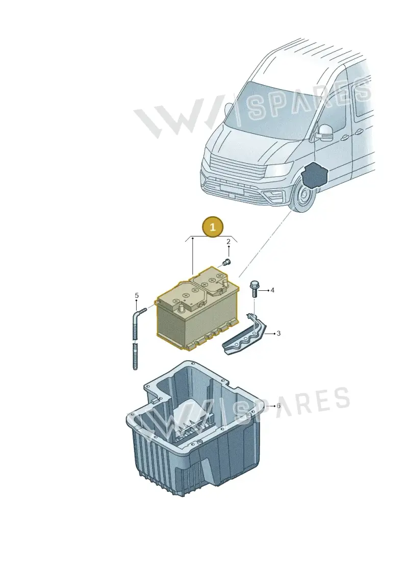 000915089BE — Volkswagen MAN TGE 55 (2016-2021) diagram 806915000, position 1