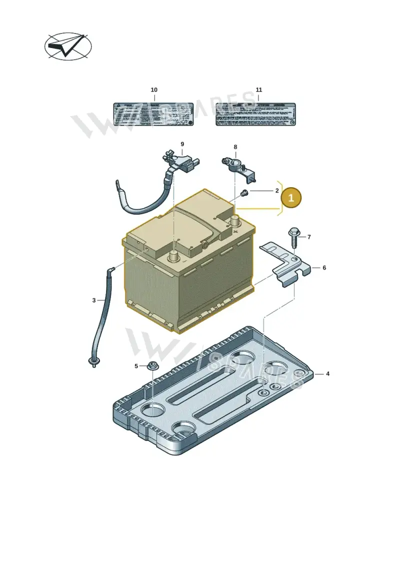 000915089BE — Volkswagen Passat estate (2023-) diagram 3j0915020, position 1