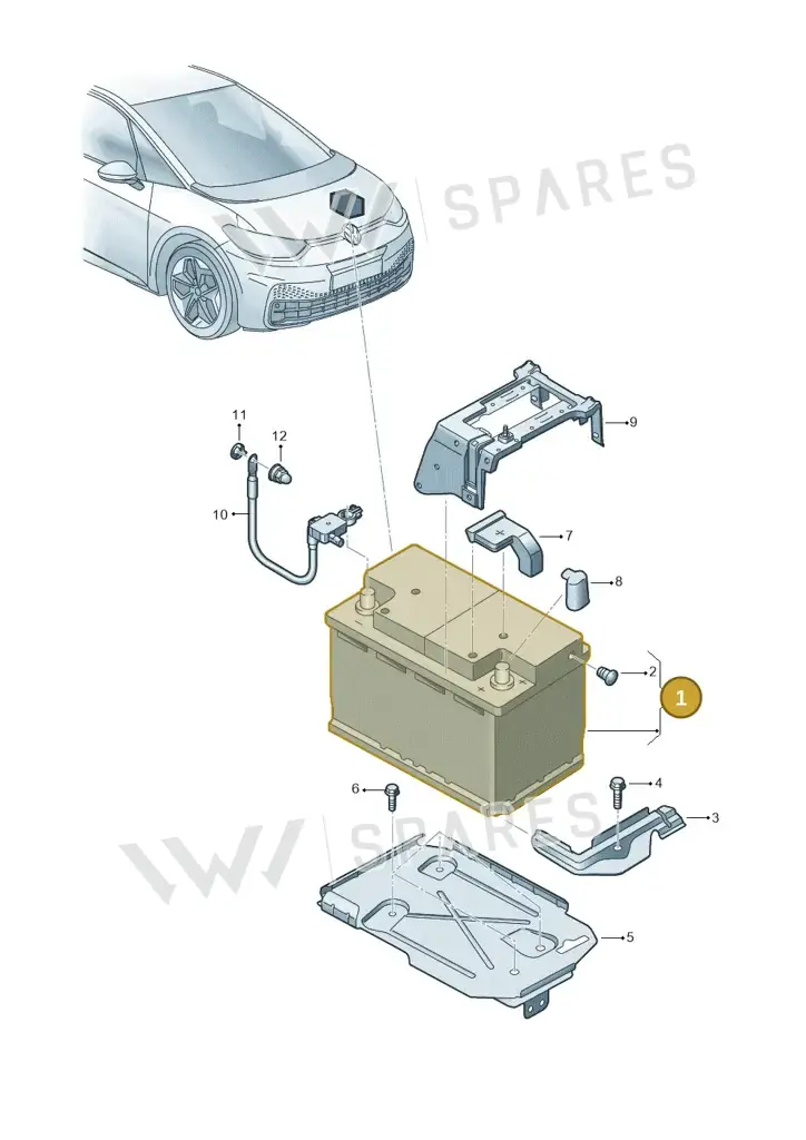 000915089C — SEAT CUPRA Born (2021-) diagram 10a915000, position 1