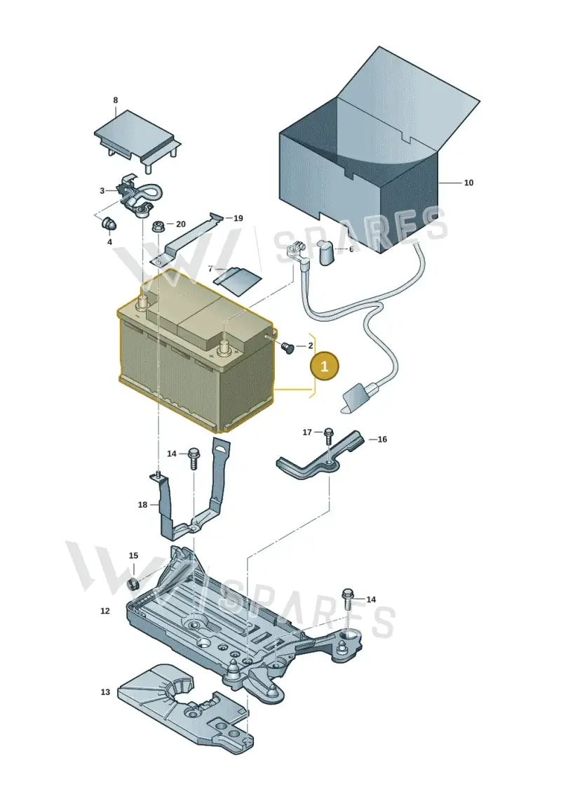000915089D — Volkswagen Taos 1.4 (2020-2024) diagram 2gm915000, position 1