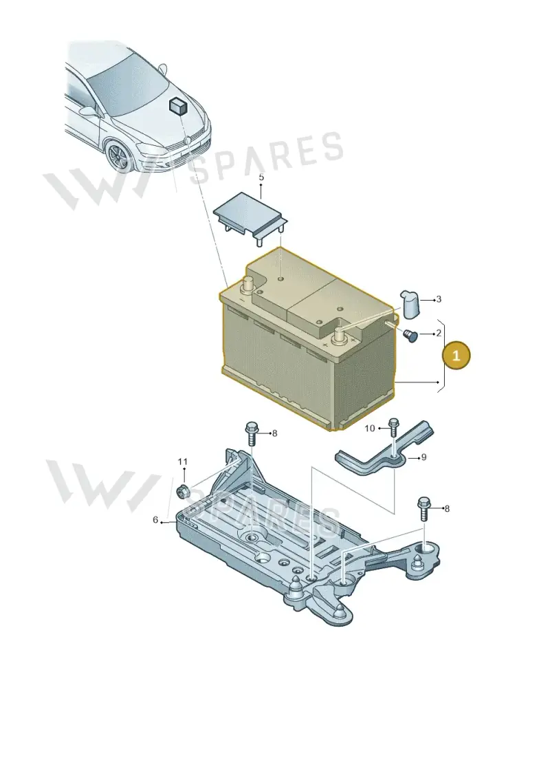 000915089E — Volkswagen E-Golf (2014-2021) diagram 774915000, position 1