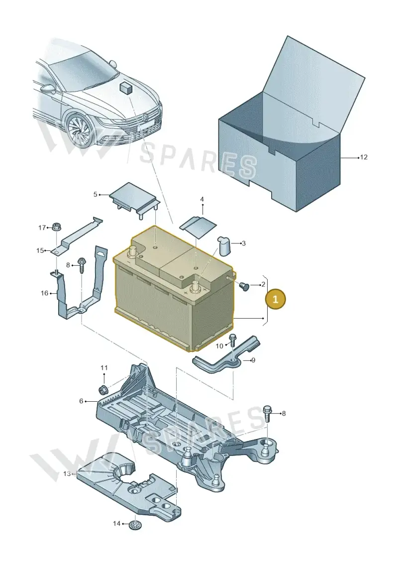 000915089E — Volkswagen Arteon (2017-2023) diagram 828915000, position 1