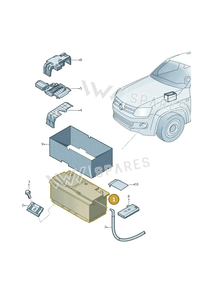 000915089J — Volkswagen Amarok twin cab (2022-) diagram 683915000, position 1