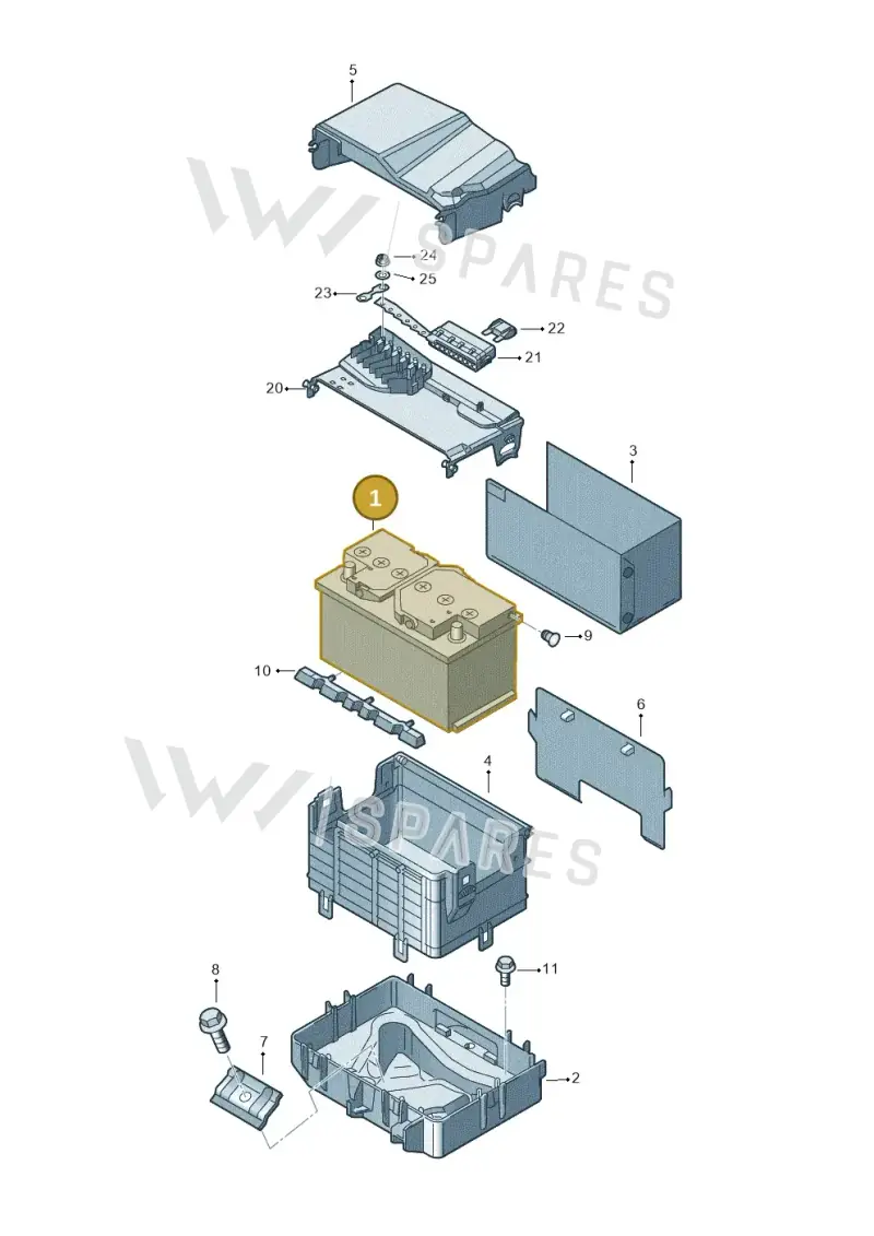 000915105AB — Volkswagen POLO (2001-2005) diagram 210915000, position 1