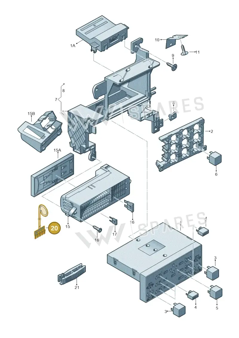 000937524E — Volkswagen Caddy panel van (2008-2010) diagram 409937000, position 20