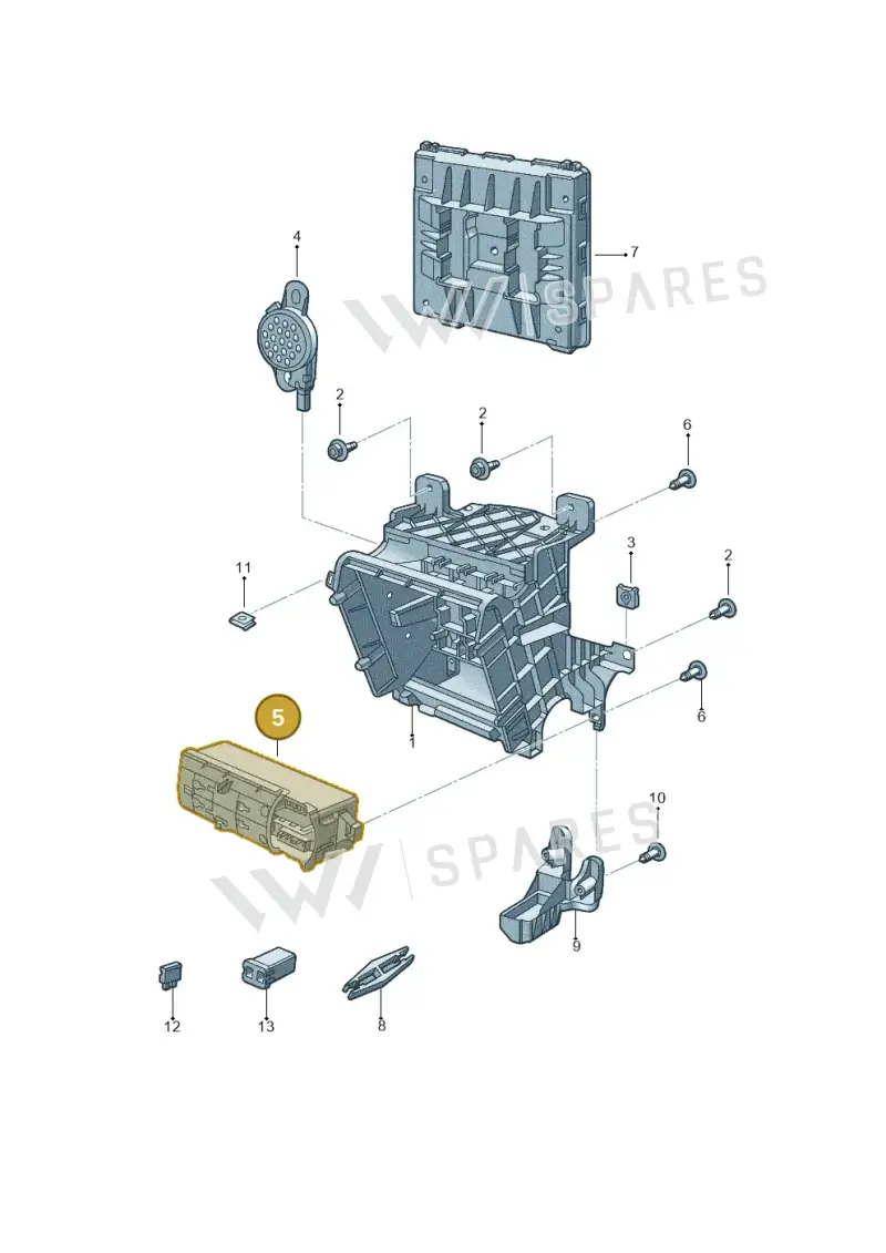 000937615 — Volkswagen New beetle (2011-2016) diagram 715937000, position 5