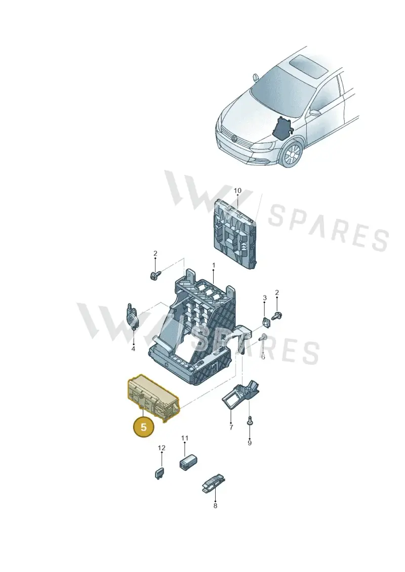 000937615 — Volkswagen Jetta 2.0 (2015-2015) diagram 789937000, position 5