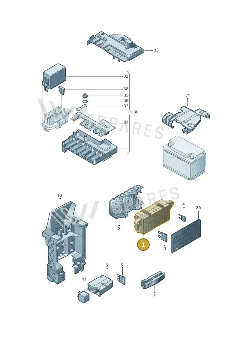 000937615C — Volkswagen Jetta (2019-) diagram 756937000, position 1