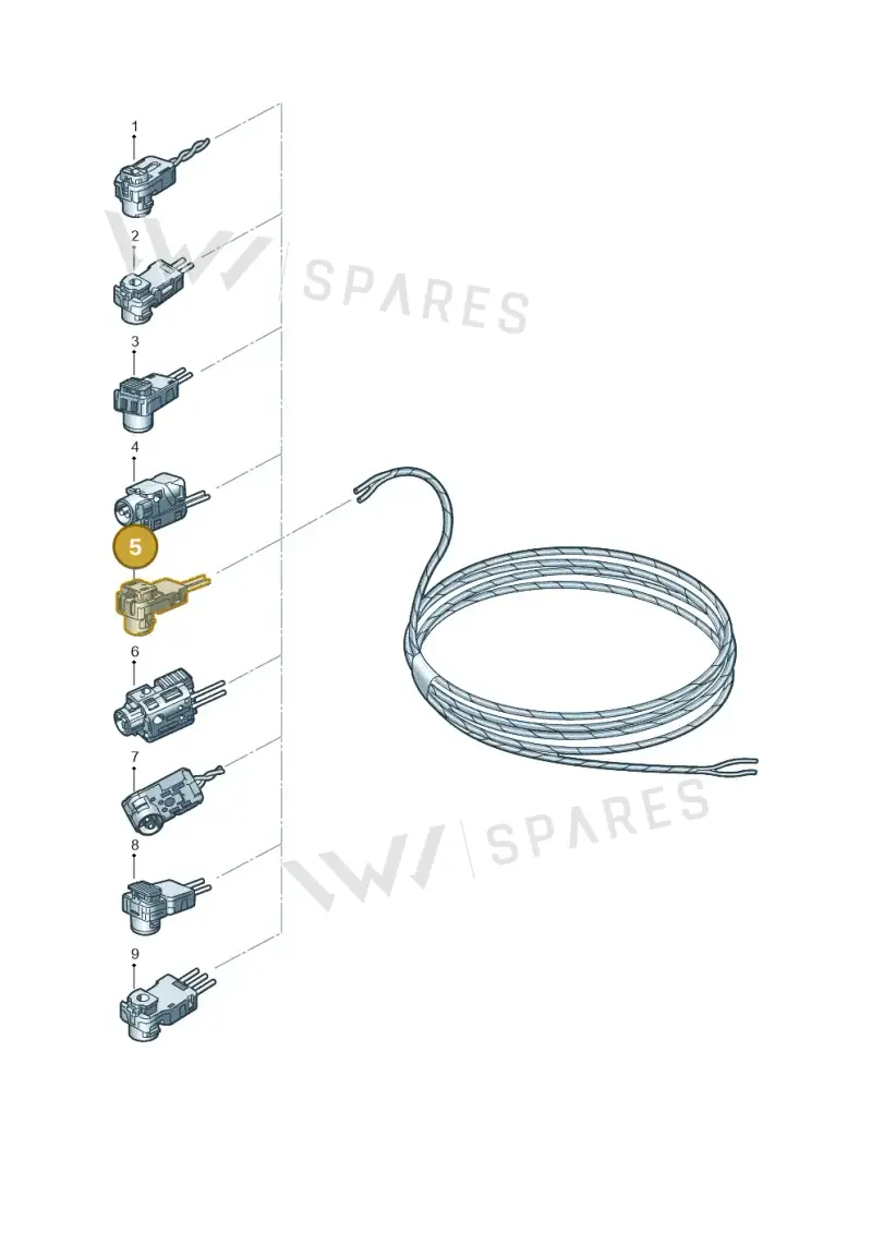 000971582F — Audi A5 Limousine (2024-2025) diagram 596971845, position 5