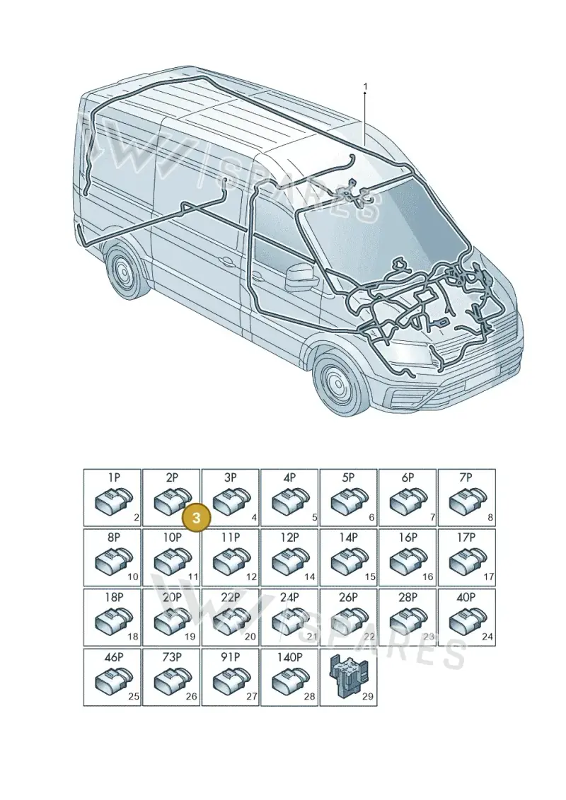 000971582H — Volkswagen MAN TGE 55 (2016-2021) diagram 806971083, position 3