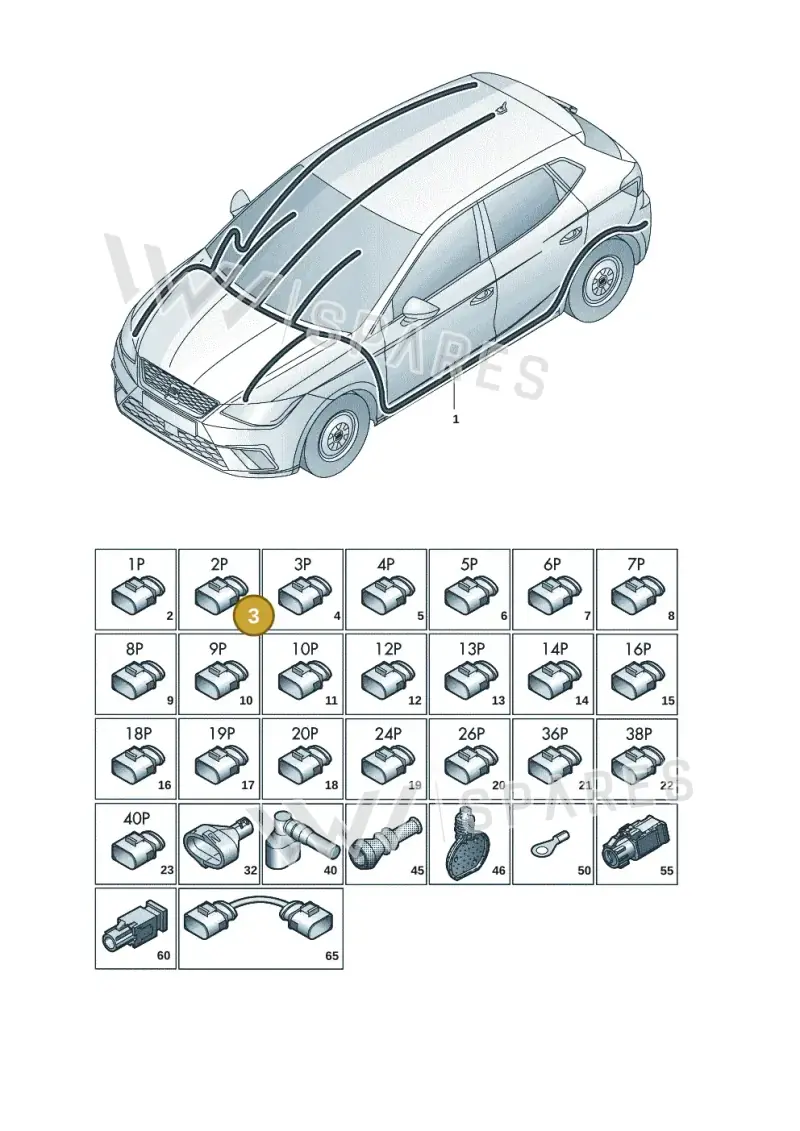 000971582T — SEAT Ibiza (2017-) diagram 835971082, position 3