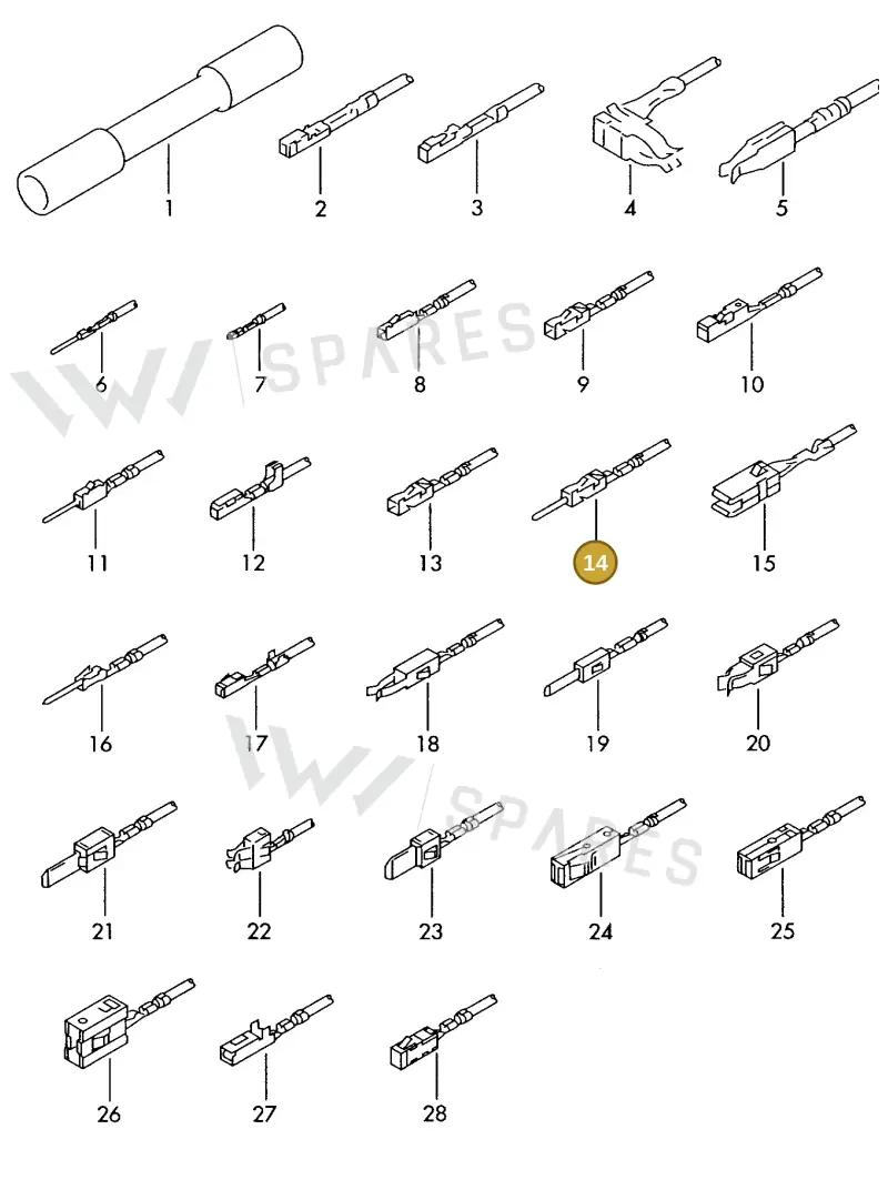 000979035E — SEAT 1J0 platform diagram 198979300, position 14