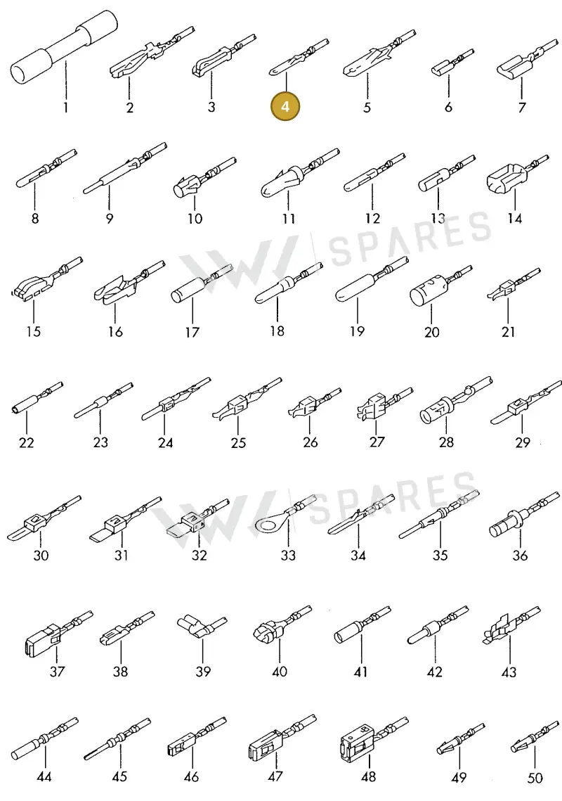 000979103E — Volkswagen 1J0 platform diagram 198979400, position 4