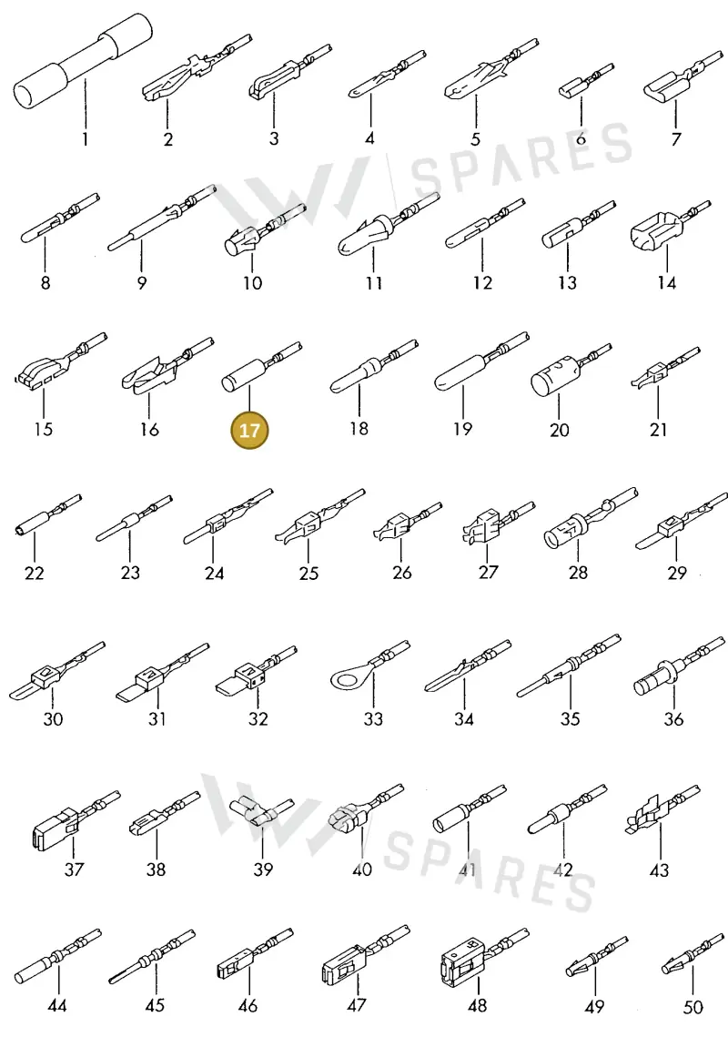 000979117A — Volkswagen 1J0 platform diagram 198979400, position 17