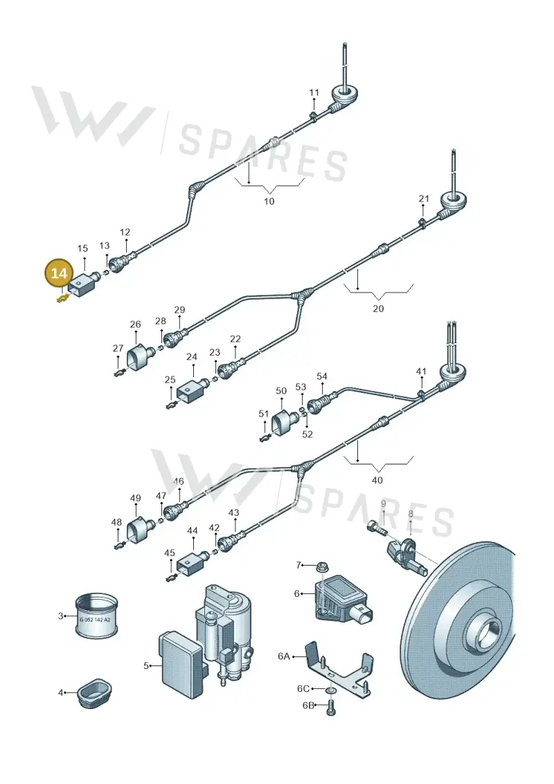 000979131EA — Volkswagen Jetta 1.4 (2013-2015) diagram 409927000, position 14