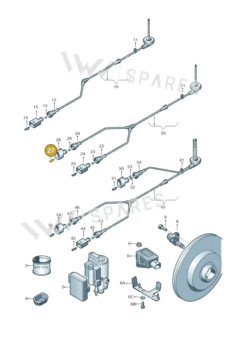000979132EA — Volkswagen TIGUAN                 08> (2007-) diagram 409927000, position 27