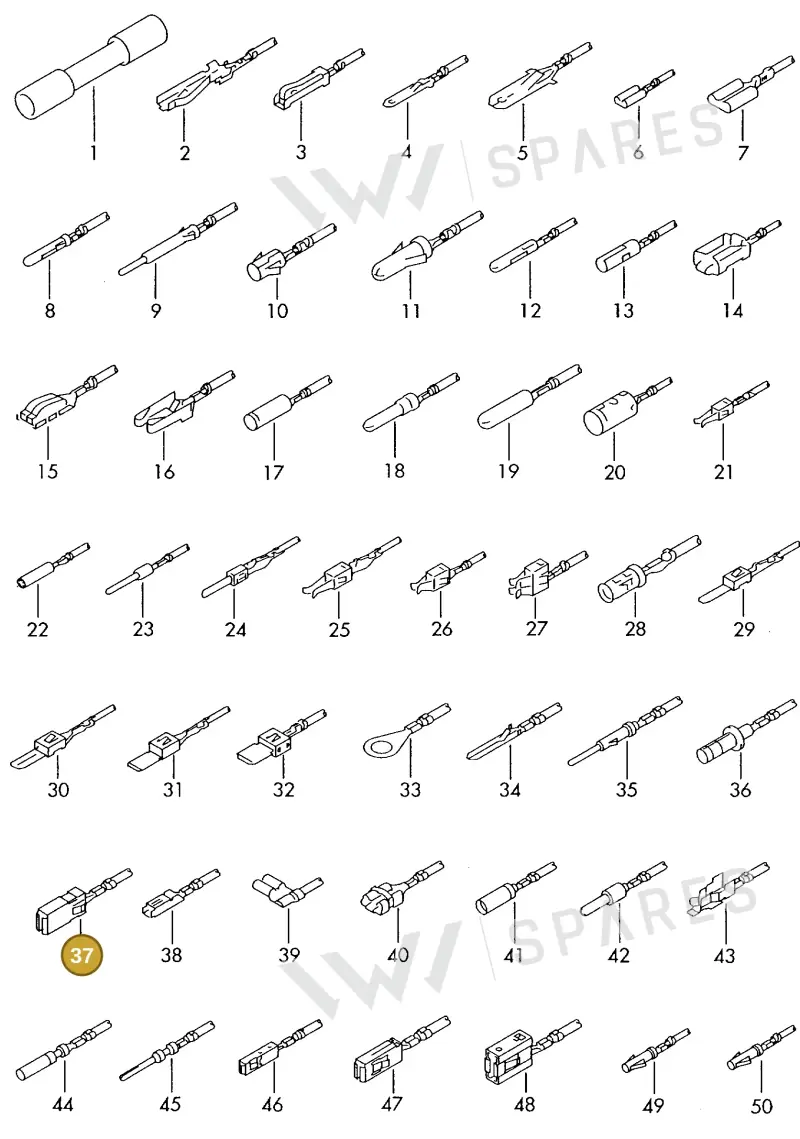 000979141E — Audi 1J0 platform diagram 198979400, position 37