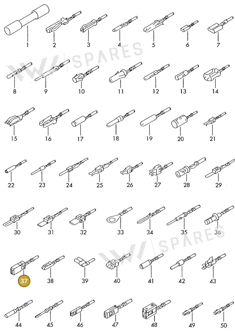 000979141E — Volkswagen 1J0 platform diagram 198979400, position 37
