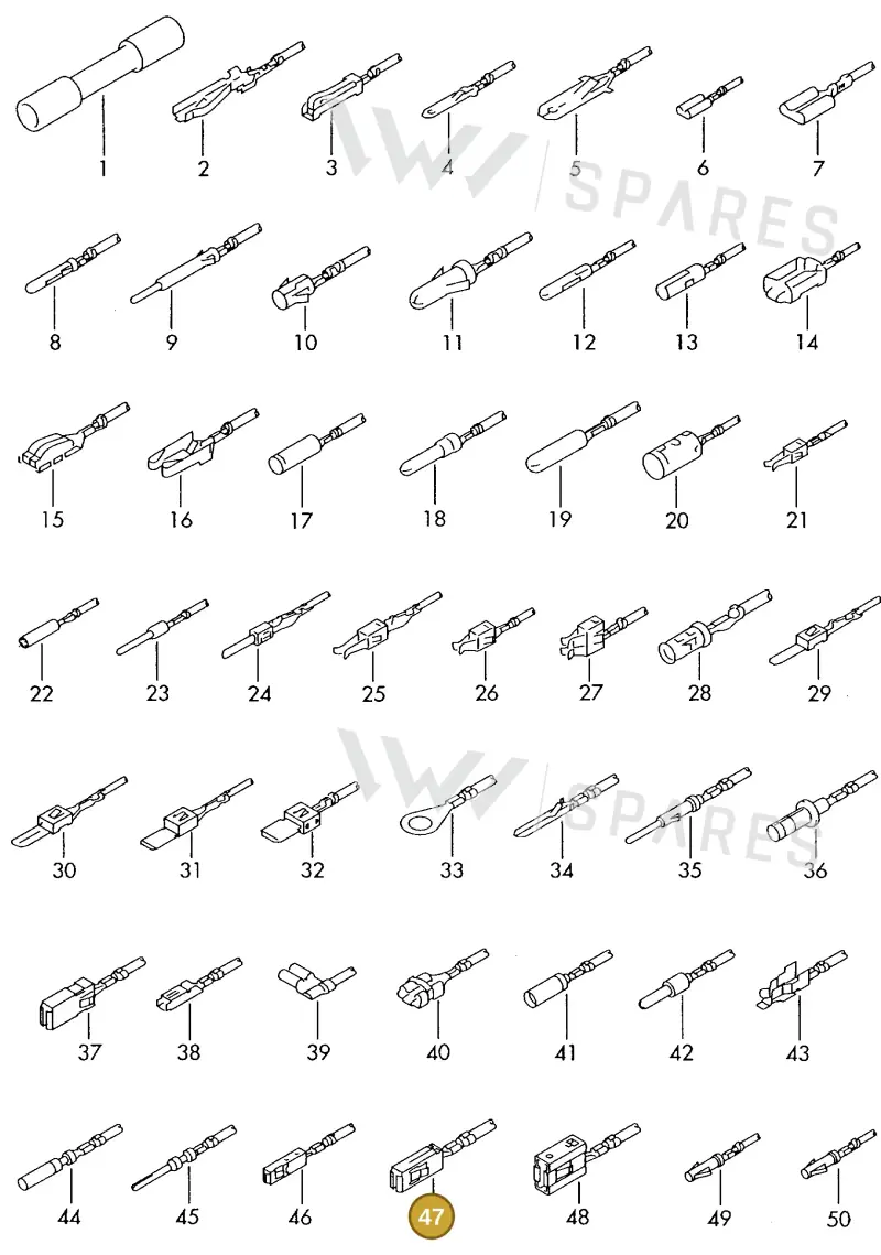000979151E — Volkswagen 1J0 platform diagram 198979400, position 47
