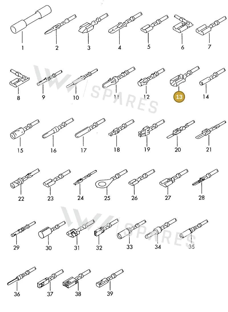 000979212E — Volkswagen 1J0 platform diagram 198979500, position 13