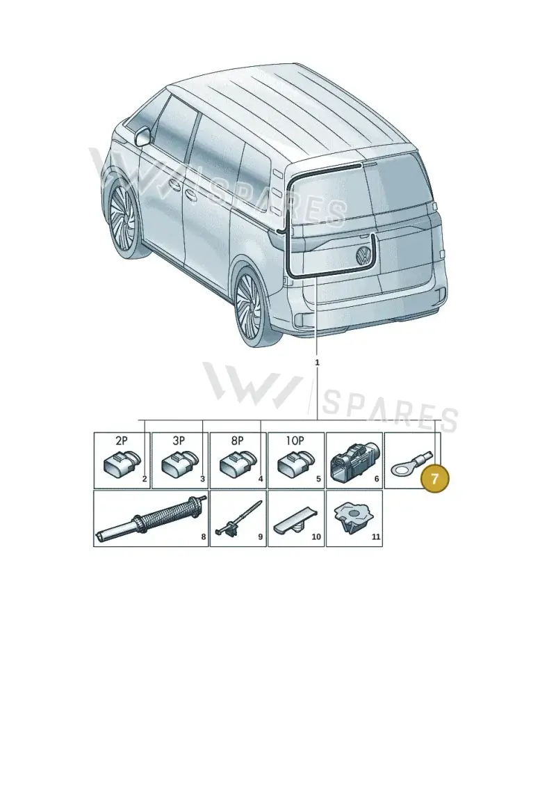 000979230E — Volkswagen ID.Buzz (2022-) diagram 15a972840, position 7