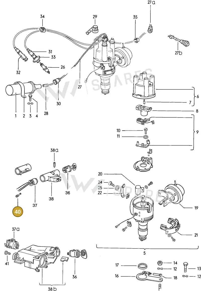 000979409 — Volkswagen Type 4 (1968-1974) diagram 034091000, position 40