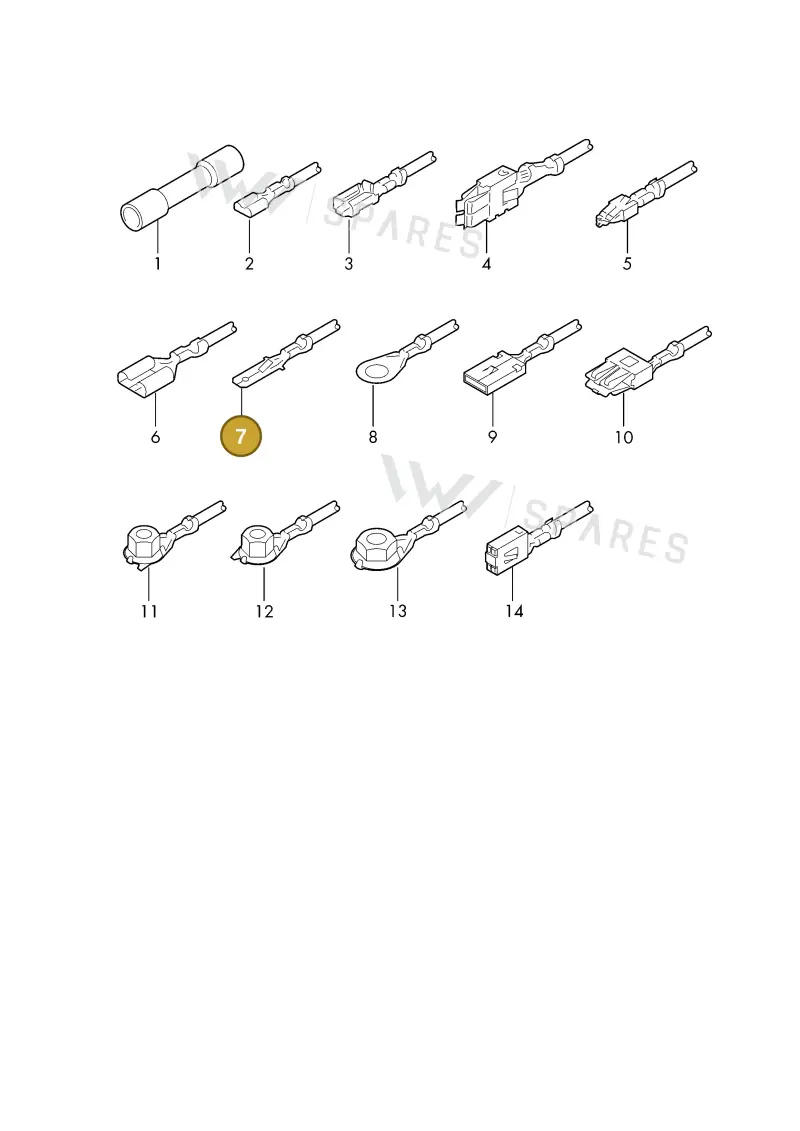 000979409 — Volkswagen 1J0 platform diagram 198979610, position 7