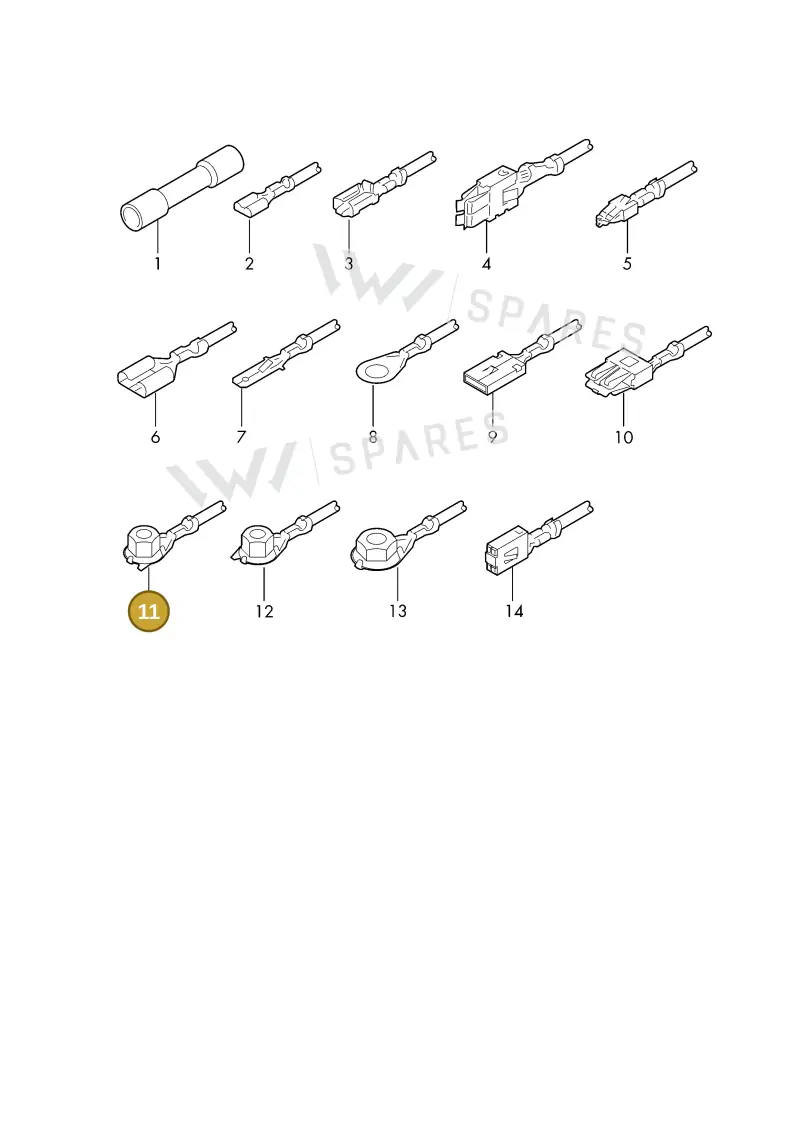 000979413E — Volkswagen 1J0 platform diagram 198979610, position 11