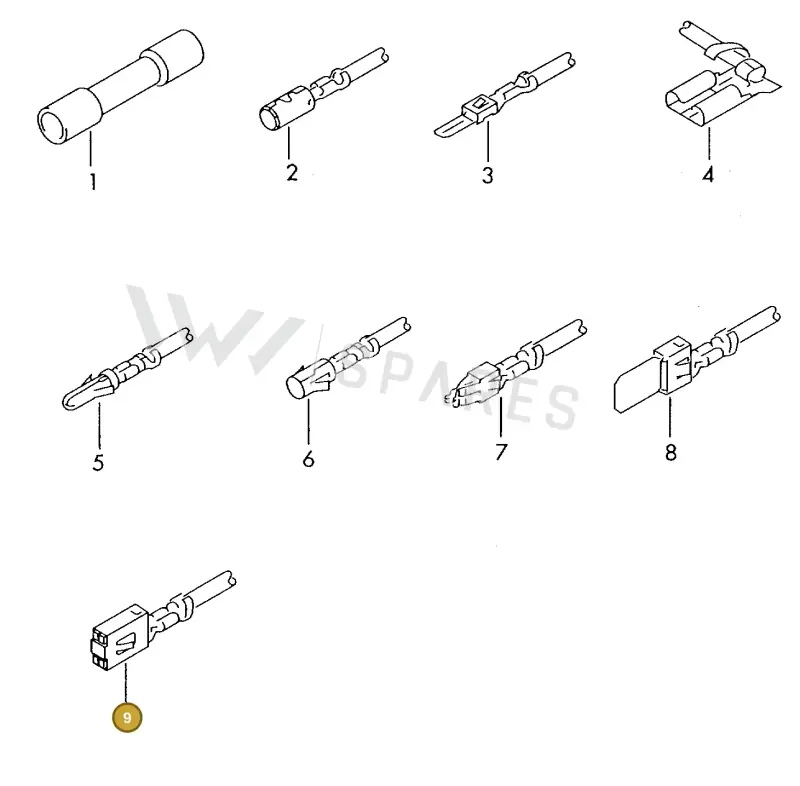 000979940 — Volkswagen 1J0 platform diagram 198979600, position 9