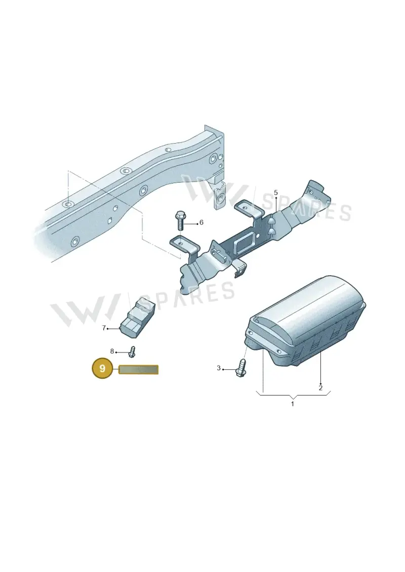 000979940 — Volkswagen TOURAN (SVW)       "CN"04> (2004-) diagram 446880100, position 9