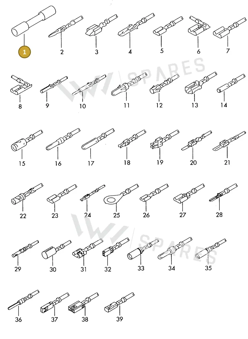 000979942 — Volkswagen 1J0 platform diagram 198979500, position 1