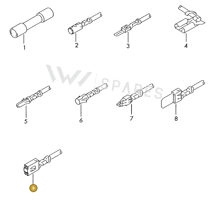 000979942 — Volkswagen 1J0 platform diagram 198979600, position 9