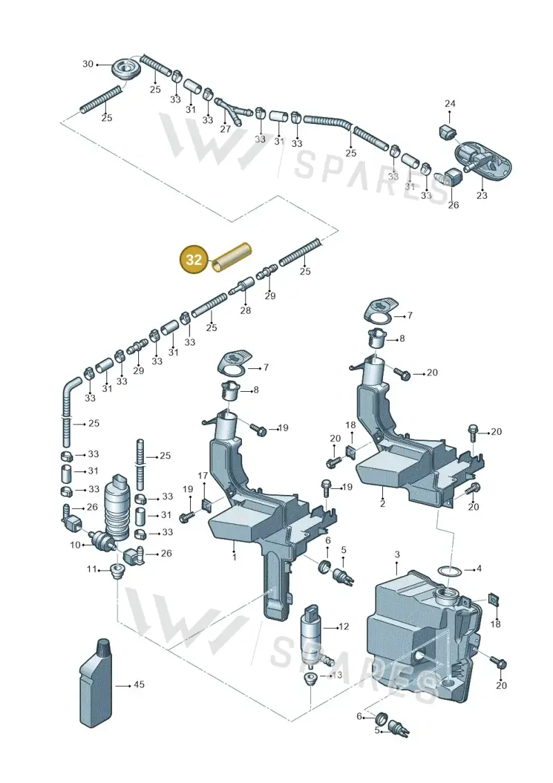 000979992 — Volkswagen Passat/4Motion         08 (2007-) diagram 460955100, position 32